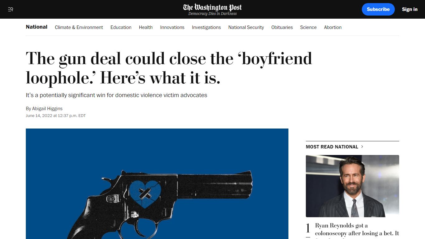 The ‘boyfriend loophole’: What it is and why it’s in the gun deal - The ...